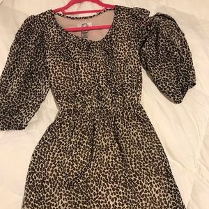 Juniors leopard dress